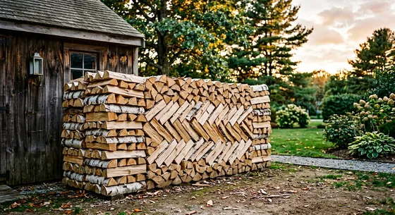 Укладка дров в Раменском, улица Полевая, 7